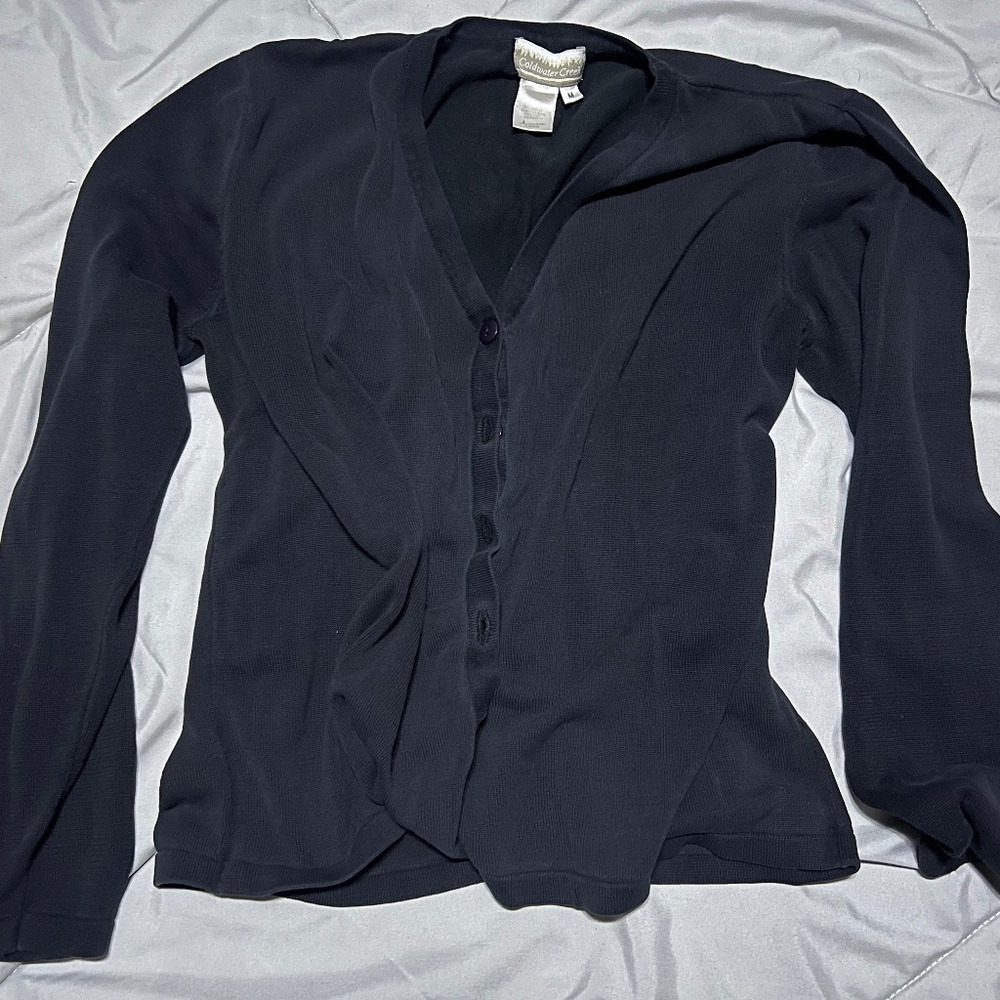 Navy sweater